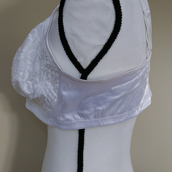 Playtex 18-Hour Wireless Bra 42D White Style 4745 - Picture 11 of 16